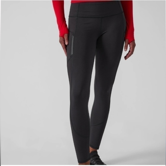 Athleta Black Tight High Rise Leggings Size XS - Picture 1 of 10